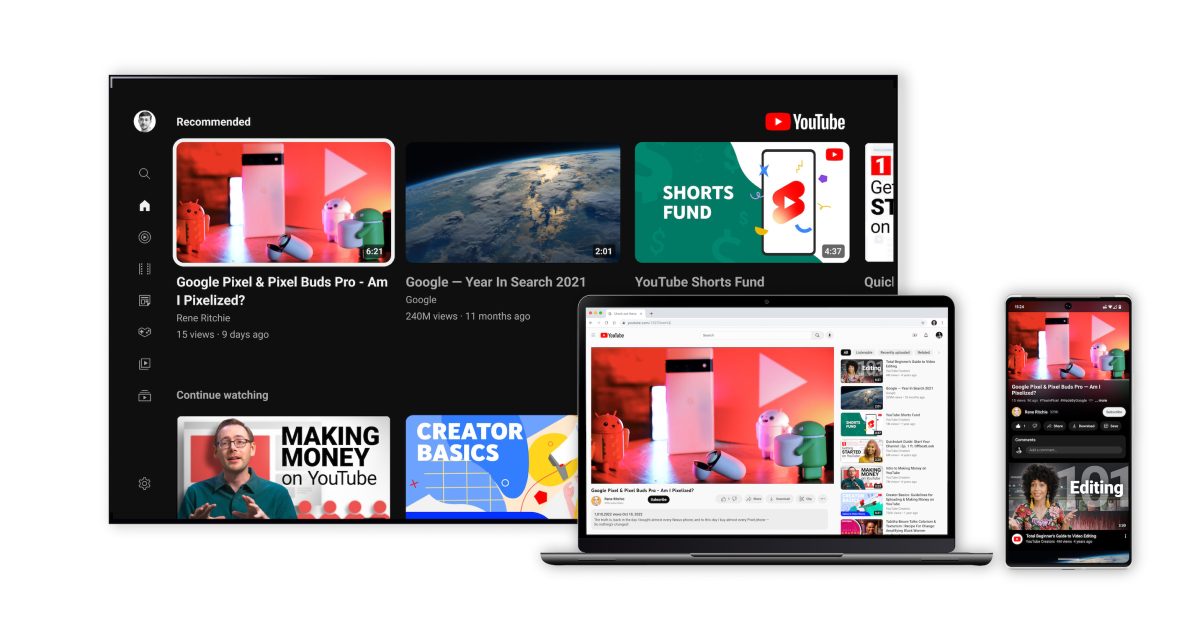 YouTube rolling out black dark theme, Ambient Mode, and more