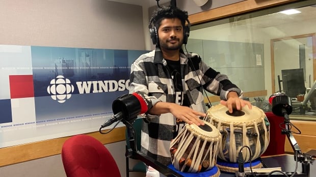 This tabla player is drumming some of music's top hits for eager Windsor audiences