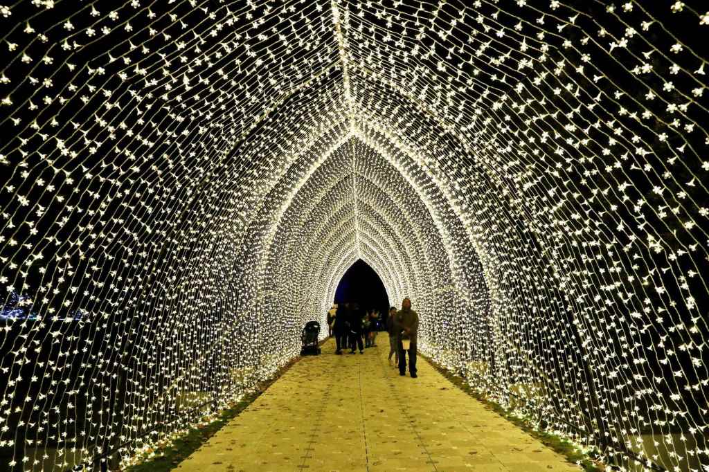 What it’s like inside the L.A. Arboretum’s elaborate holiday light display – Daily News
