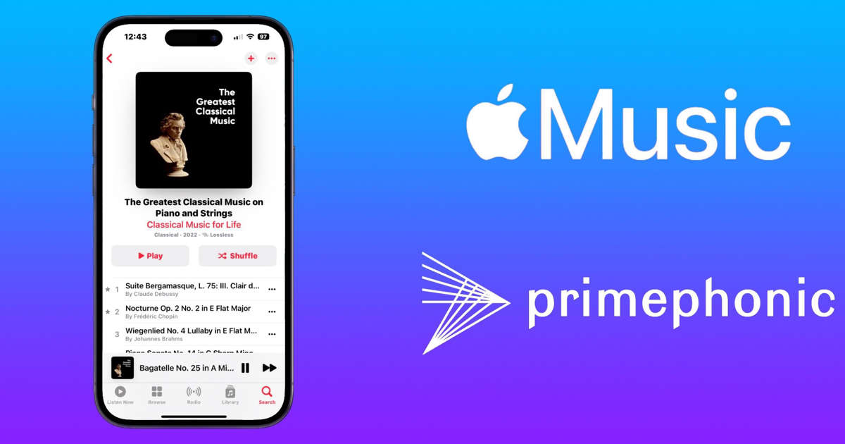 Apple Music Classical Will Debut Next Week With iOS 16.3