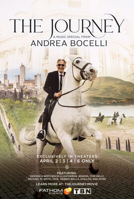 A Music Special From Andrea Bocelli Coming to Theaters Nationwide Beginning April 2