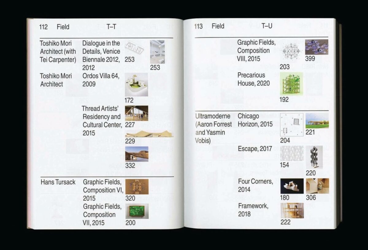Architecture Before Speech organizes the work of 112 practices